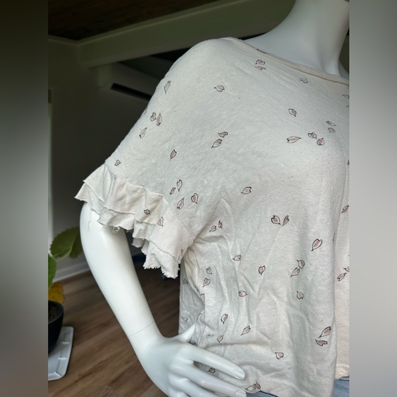 Anthropologie Size Small Ruffle Sleeves - Picture 4 of 5